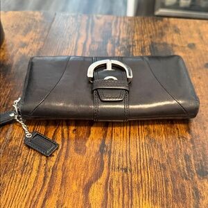 Coach Black Leather Wallet